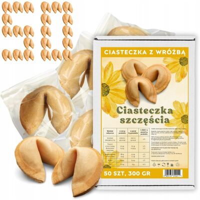 Magia Ciast Chińskie Ciasteczka z Wróżbą dla gości Ciasteczka Szczęścia klasyczne 50 Magia Ciast Chińskie Ciasteczka z Wróżbą dla gości Ciasteczka Szczęścia klasyczne 50