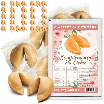 Magia Ciast Chińskie Ciasteczka z Wróżbą klasyczne dla gości Komplementy dla Ciebie 100 Magia Ciast Chińskie Ciasteczka z Wróżbą klasyczne dla gości Komplementy dla Ciebie 100