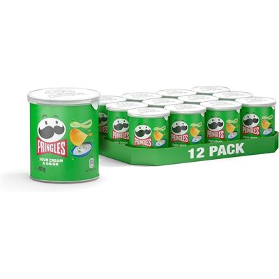 Pringles Śmietana i Cebula - 12x40g Pringles Śmietana i Cebula - 12x40g
