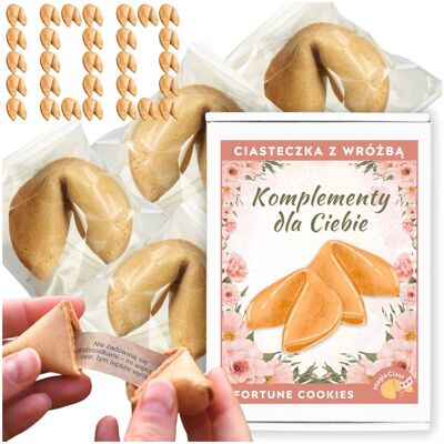 Magia Ciast Ciasteczka z Wróżbą Komplementy dla Ciebie Ciastko Magia Przeznaczenia 100 Magia Ciast Ciasteczka z Wróżbą Komplementy dla Ciebie Ciastko Magia Przeznaczenia 100