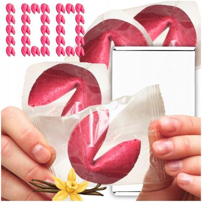 Magia Ciast Ciasteczka z Wróżbą Podziękowanie dla gości Różowe Ciastko Szczęścia 100 Magia Ciast Ciasteczka z Wróżbą Podziękowanie dla gości Różowe Ciastko Szczęścia 100