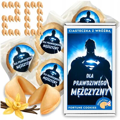 Magia Ciast Ciasteczka z Wróżbą x 20 Prezent na Dzień Mężczyzny Dla Męża Taty Chłopaka Magia Ciast Ciasteczka z Wróżbą x 20 Prezent na Dzień Mężczyzny Dla Męża Taty Chłopaka