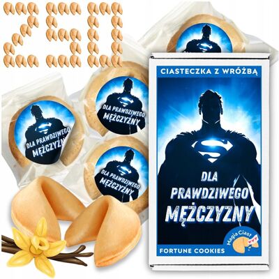 Magia Ciast Ciasteczka z Wróżbą x250 Prezent na Dzień Mężczyzny Dzień Chłopaka NAKLEJKI Magia Ciast Ciasteczka z Wróżbą x250 Prezent na Dzień Mężczyzny Dzień Chłopaka NAKLEJKI