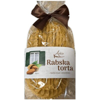 Inny producent Ciasto migdałowe Adria Rabska Torta 200 g - chorwacki wypiek, do kawy, elegancki upominek Inny producent Ciasto migdałowe Adria Rabska Torta 200 g - chorwacki wypiek, do kawy, elegancki upominek