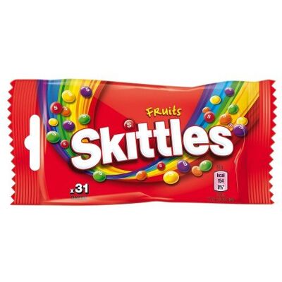 Wrigley Cukierki Skittles Fruit - cukierki w skorupce - 14 paczek Wrigley Cukierki Skittles Fruit - cukierki w skorupce - 14 paczek