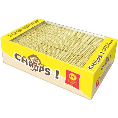 Cukry nyskie wafle chrups o smaku cytrynowym 2,7kg Cukry nyskie wafle chrups o smaku cytrynowym 2,7kg