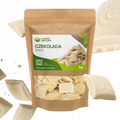 Inny producent CZEKOLADA BIAŁA 1000g KOSTKI TEMPEROWANE 28% TŁUSZCZU 1 kg fondue jakość Inny producent CZEKOLADA BIAŁA 1000g KOSTKI TEMPEROWANE 28% TŁUSZCZU 1 kg fondue jakość