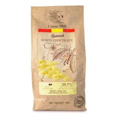 Inny producent CZEKOLADA BIAŁA 29,7% hiszpańska Natra Cacao 1 kg Inny producent CZEKOLADA BIAŁA 29,7% hiszpańska Natra Cacao 1 kg