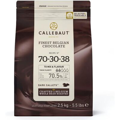 Czekolada Callebaut Gorzka 70% W Drażetkach 2,5 Kg, 03/02/2028 Czekolada Callebaut Gorzka 70% W Drażetkach 2,5 Kg, 03/02/2028