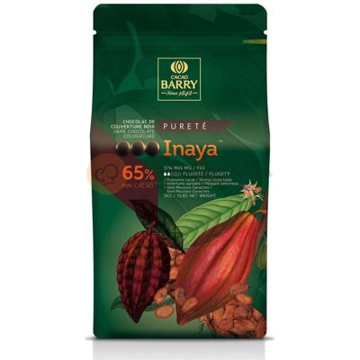 Callebaut Czekolada Ciemna - Kuwertura Inaya 65%, 5 Kg Torba Callebaut Czekolada Ciemna - Kuwertura Inaya 65%, 5 Kg Torba