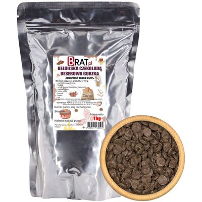 Brat Czekolada deserowa Belgijska 1kg Brat Czekolada deserowa Belgijska 1kg