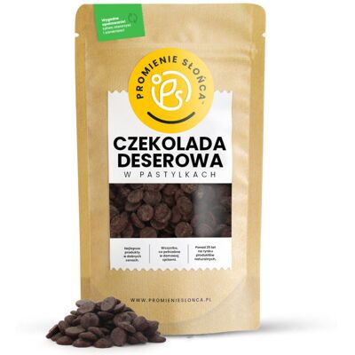 PROMIENIE SŁOŃCA Czekolada Deserowa w Pastylkach 1 kg PROMIENIE SŁOŃCA Czekolada Deserowa w Pastylkach 1 kg