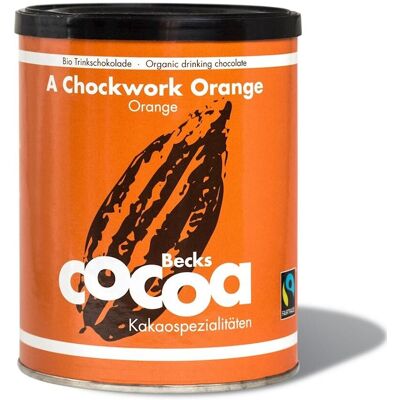 Czekolada Do Picia Pomarańczowo - Imbirowa Fair Trade Bezglutenowa Bio 250 G - Becks Cocoa Czekolada Do Picia Pomarańczowo - Imbirowa Fair Trade Bezglutenowa Bio 250 G - Becks Cocoa