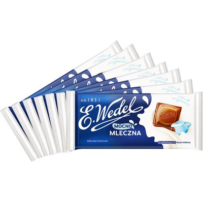 Czekolada mocno mleczna 7 sztuk x 80 g E.Wedel Czekolada mocno mleczna 7 sztuk x 80 g E.Wedel
