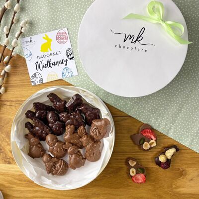 MK Chocolate Czekoladki z dodatkami w pudełku na Wielkanoc MK Chocolate Czekoladki z dodatkami w pudełku na Wielkanoc