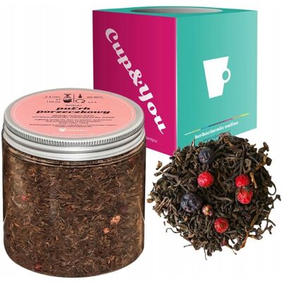 Czerwona Herbata Pu-Erh Porzeczkowy Czerwona I Czarna Porzeczka 150g - Sypana Liściasta Herbata Premium Na Prezent Upominek Podarunek Cup&you Czerwona Herbata Pu-Erh Porzeczkowy Czerwona I Czarna Porzeczka 150g - Sypana Liściasta Herbata Premium Na Prezent Upominek Podarunek Cup&you