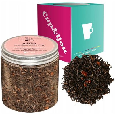 Czerwona Herbata Pu-Erh Truskawkowy Truskawki Puerh 170g - Sypana Liściasta Herbata Premium Na Prezent Upominek Podarunek Cup&you Czerwona Herbata Pu-Erh Truskawkowy Truskawki Puerh 170g - Sypana Liściasta Herbata Premium Na Prezent Upominek Podarunek Cup&you