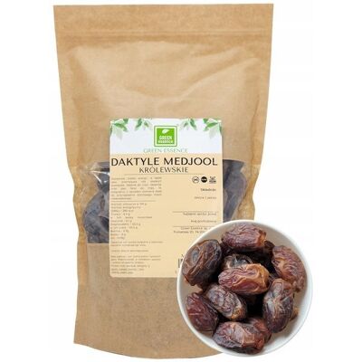 Green Essence Daktyle Medjool Jumbo królewskie - bez siarki 1 kg Green Essence Daktyle Medjool Jumbo królewskie - bez siarki 1 kg