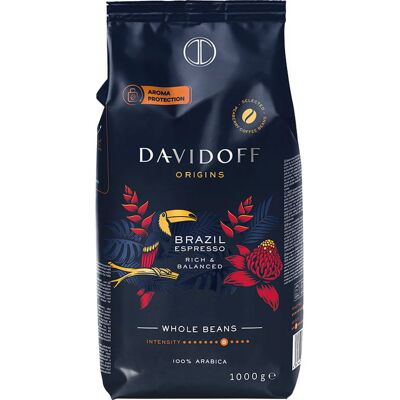 Tchibo Davidoff Brazil Espresso Rich & Balanced – 1000 G Kawa Ziarnista Tchibo Davidoff Brazil Espresso Rich & Balanced – 1000 G Kawa Ziarnista