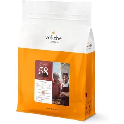 Inny producent Deserowa czekolada 1kg Veliche DARK EMOTION 58% Inny producent Deserowa czekolada 1kg Veliche DARK EMOTION 58%
