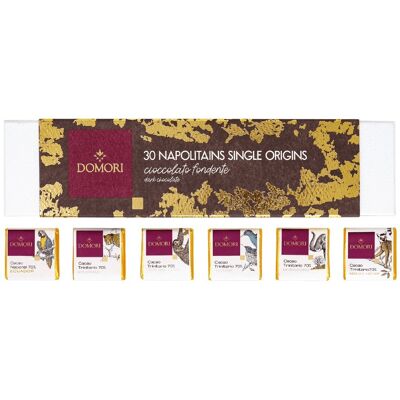 Inny producent Domori zestaw neapolitanek Single 70% 30 szt 140g Inny producent Domori zestaw neapolitanek Single 70% 30 szt 140g