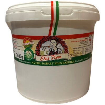 Inny producent Edes Piros 2,6 kg węgierska pasta paprykowa łagodna Inny producent Edes Piros 2,6 kg węgierska pasta paprykowa łagodna