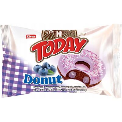 Inny producent Elvan Today Donut Jagodowy Ciastko biszkoptowe 50g Inny producent Elvan Today Donut Jagodowy Ciastko biszkoptowe 50g