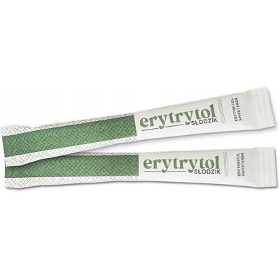 SlowPack Erytrytol w saszetkach słodzik naturalny zamiennik cukru keto 5g x 200 szt. SlowPack Erytrytol w saszetkach słodzik naturalny zamiennik cukru keto 5g x 200 szt.