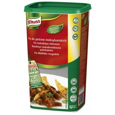 Unilever Fix Do Potraw Meksykańskich Knorr 1,2 Kg Unilever Fix Do Potraw Meksykańskich Knorr 1,2 Kg
