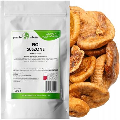 Gorzkoislodko, Figi Suszone, 1000 G Gorzkoislodko, Figi Suszone, 1000 G
