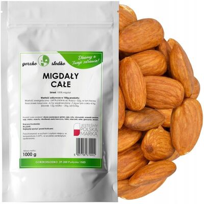 Gorzkoislodko, Migdały kalifornijskie, 1 kg Gorzkoislodko, Migdały kalifornijskie, 1 kg