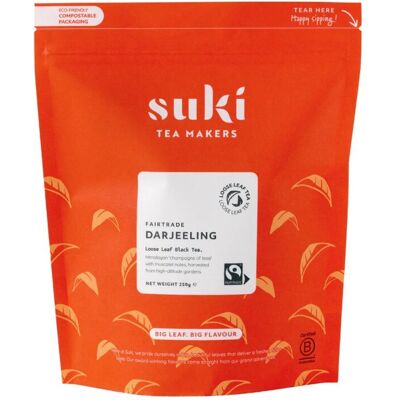 Herbata Czarna Darjeeling Suki Tea 250 G Liściasta Premium Bez Dodatków Sypana Herbata Czarna Darjeeling Suki Tea 250 G Liściasta Premium Bez Dodatków Sypana