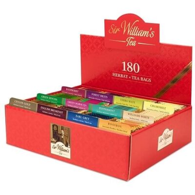 Sir Williams Tea 12 Smaków - 180 Torebek Herbaty Sir Williams Tea 12 Smaków - 180 Torebek Herbaty
