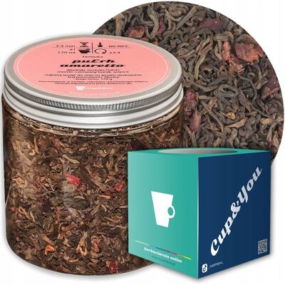 Cup&You Herbata Czerwona Pu-Erh Amaretto O Smaku Wykwintnego Amaretto Premium - Herbata Liściasta Sypana Mieszanka Napar Susz - Gotowa Na Prezent Upominek Cup&You Herbata Czerwona Pu-Erh Amaretto O Smaku Wykwintnego Amaretto Premium - Herbata Liściasta Sypana Mieszanka Napar Susz - Gotowa Na Prezent Upominek