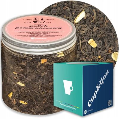 Herbata Czerwona Pu-Erh Pomarańczowy O Smaku Pomarańczowym Premium Cup&you; - Herbata Liściasta Sypana Mieszanka Napar Susz - Gotowa Na Prezent Upomi.. Herbata Czerwona Pu-Erh Pomarańczowy O Smaku Pomarańczowym Premium Cup&you; - Herbata Liściasta Sypana Mieszanka Napar Susz - Gotowa Na Prezent Upomi..