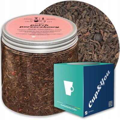 Cup&You Herbata Czerwona Pu-Erh Porzeczkowy O Smaku Czarnej I Czerwonej Porzeczki - Herbata Liściasta Sypana Mieszanka Napar Susz - Gotowa Na Prezent Upominek Cup&You Herbata Czerwona Pu-Erh Porzeczkowy O Smaku Czarnej I Czerwonej Porzeczki - Herbata Liściasta Sypana Mieszanka Napar Susz - Gotowa Na Prezent Upominek