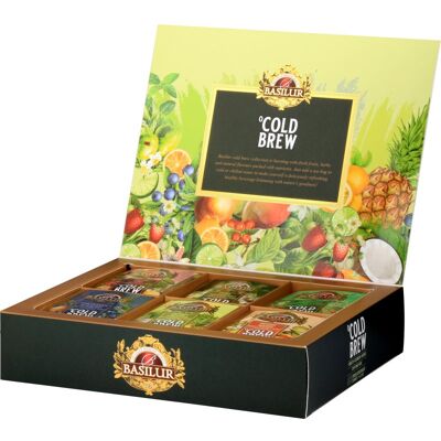 Basilur Cold Brew Mieszanka Herbat Owocowych - 6 Smaków, 60 Saszetek Basilur Cold Brew Mieszanka Herbat Owocowych - 6 Smaków, 60 Saszetek