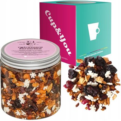 Cup&You Herbata Owocowa Cytrusowa Żurawina Winogrona Jabłka Cukierkowe Gwiadki 200g - Herbata Sypana Liściasta Napar Z Suszu Premium Na Prezent Upominek Cup.. Cup&You Herbata Owocowa Cytrusowa Żurawina Winogrona Jabłka Cukierkowe Gwiadki 200g - Herbata Sypana Liściasta Napar Z Suszu Premium Na Prezent Upominek Cup..