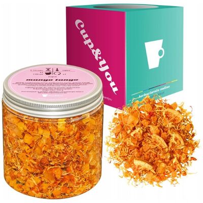 Cup&You Herbata owocowa MANGO TANGO kawałki pomarańczy ananas 220g - orzeźwiająca - herbata sypana liściasta napar z suszu PREMIUM na prezent upominek podar.. Cup&You Herbata owocowa MANGO TANGO kawałki pomarańczy ananas 220g - orzeźwiająca - herbata sypana liściasta napar z suszu PREMIUM na prezent upominek podar..