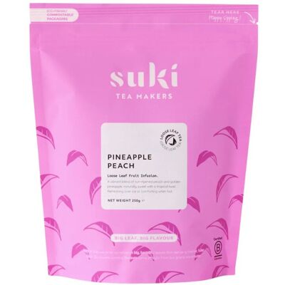 Herbata Owocowa Suki Tea Pineapple Peach 250 G Bez Kofeiny Sypana Ananas Brzoskwinia Herbata Owocowa Suki Tea Pineapple Peach 250 G Bez Kofeiny Sypana Ananas Brzoskwinia
