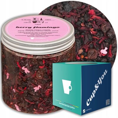 Herbata Owocowa Sypana Berry Flamingo O Smaku Leśnych Jagód Premium Cup&you; - Herbata Liściasta Sypana Mieszanka Napar Susz - Gotowa Na Prezent Upom.. Herbata Owocowa Sypana Berry Flamingo O Smaku Leśnych Jagód Premium Cup&you; - Herbata Liściasta Sypana Mieszanka Napar Susz - Gotowa Na Prezent Upom..