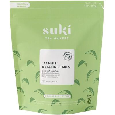 Herbata Zielona Jaśminowa Suki Tea 250 G Liściasta Kwiat Jaśminu China Jasmine Green Tea Herbata Zielona Jaśminowa Suki Tea 250 G Liściasta Kwiat Jaśminu China Jasmine Green Tea