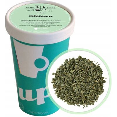 Cup&You Herbata Zielona Miętowa Gunpowder Premium Na Prezent Sypana Liściasta 200g - Herbata Liściasta Sypana Mieszanka Napar Susz Cup&You Herbata Zielona Miętowa Gunpowder Premium Na Prezent Sypana Liściasta 200g - Herbata Liściasta Sypana Mieszanka Napar Susz