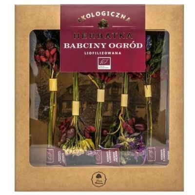 Herbata ziołowa organiczna Dary Natury - Krwawnik, Mięta, Berberys, Róża - Herbata na patyku Herbata ziołowa organiczna Dary Natury - Krwawnik, Mięta, Berberys, Róża - Herbata na patyku