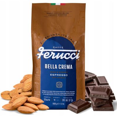 Inny producent Intensywna kawa ziarnista 1 kg palona Robusta Arabika FERUCCI Bella Crema Inny producent Intensywna kawa ziarnista 1 kg palona Robusta Arabika FERUCCI Bella Crema