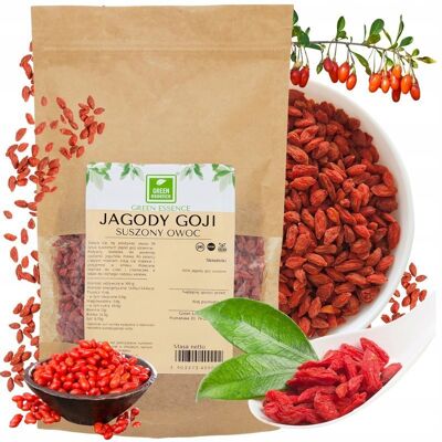 Green Essence Jagody Goji 1 kg - suszone owoce bez konserwantów Green Essence Jagody Goji 1 kg - suszone owoce bez konserwantów