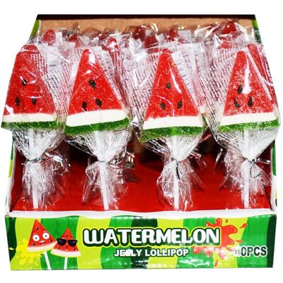 Nestle Jelly Pop, lizaki żelkowe Arbuzy, 40 sztuk Nestle Jelly Pop, lizaki żelkowe Arbuzy, 40 sztuk