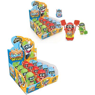 Johny Bee Lizak Maczany w Proszku Robot Dpi&lick; (40g) 12szt Johny Bee Lizak Maczany w Proszku Robot Dpi&lick; (40g) 12szt