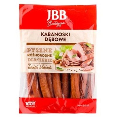 Inny producent Kabanosy wieprzowe JBB Dębowe około 1.5 kg Inny producent Kabanosy wieprzowe JBB Dębowe około 1.5 kg