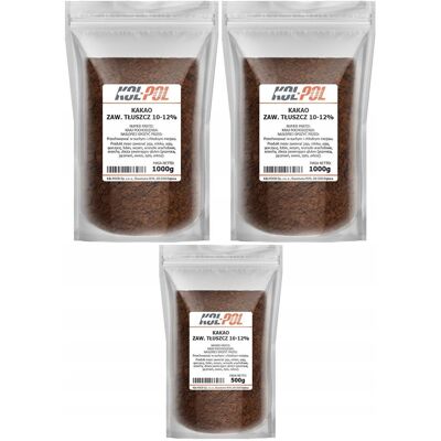 KAKAO 2,5kg Naturalne w proszku Alkalizowane wysoka jakość Premium Kol-Pol KAKAO 2,5kg Naturalne w proszku Alkalizowane wysoka jakość Premium Kol-Pol
